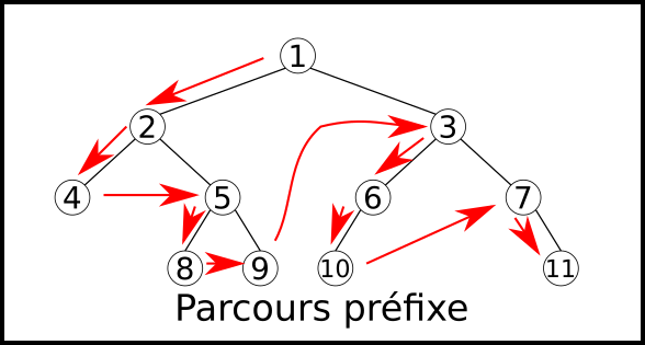 Arbre exemple parcours